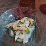 鳥幸 - 釣平目のレモン和え