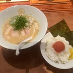 我馬 - 鶏がさねと明太子ごはん