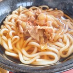 Cafe ラ・メール - 肉うどん(豚肉)