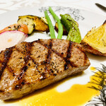 ルセット - 秋田牛　サーロインチャコールグリル　季節の野菜と