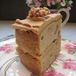 ハムステッドティールーム - コーヒー＆ウォールナッツケーキ