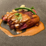 161191383 - 牛ハラミ肉の“バベットステーキ” エシャロットソース