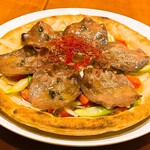 イタリアン居酒屋 にんたま屋台 - 【期間限定】牛タンフェアー。牛タンピザ