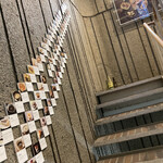 ビノワ カフェ - 2階へ行く階段