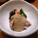 焼き鳥 丈参 - さえずりの酢肝和え