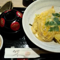 味 神田川 - 特製天とじ丼　09/20　ガラケー撮影