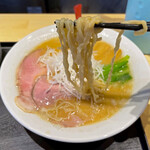 超純水採麺 天国屋 - 中太手揉み麺