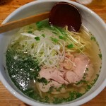 会津ラーメン 和 - 塩ラーメン＋青じそ