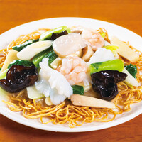 海鮮入りやきそば