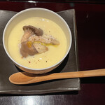 ろっかん - 霜平茸と雲子の茶碗蒸し