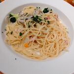 BOSTON Seafood Place - カキのチャウダーソースパスタ