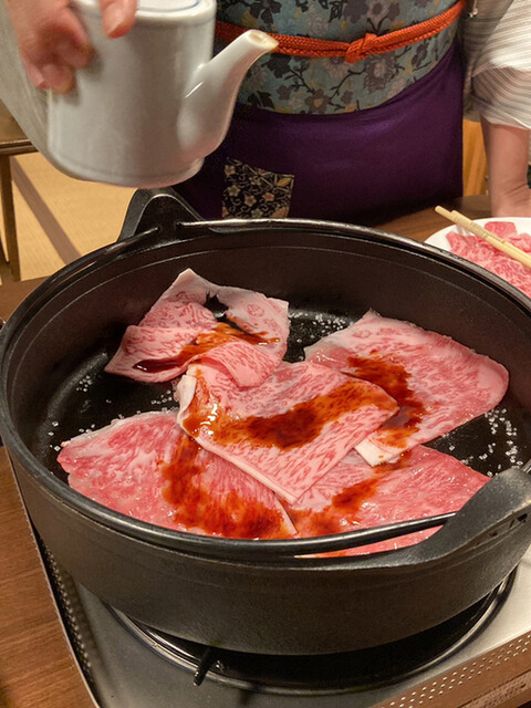 こま井亭 こまいてい 三条 すき焼き 食べログ