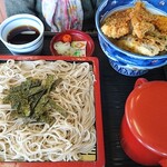 安曇野 - 穴子天丼セット940円