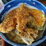 安曇野 - 穴子天丼アップ