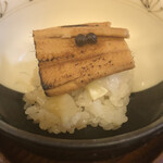 山玄茶 - 穴子の飯蒸し♪︎