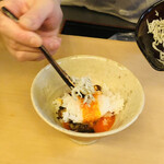 山玄茶 - ちりめん山椒投入♪︎