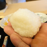 山玄茶 - 残りは塩むすびに♥️