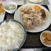 延岡卸商業センター 会館食堂 - 唐揚げ定食(1個増)500円