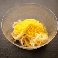日本料理 晴山 - 蛤と自家製唐墨うどん