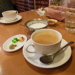 マサラミルクティーとチョコレート