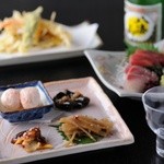 四季菜・和田 - コース会席の一例。その日の新鮮食材を使用。