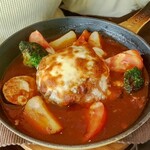 カフェ グリーン - 煮込みハンバーグ