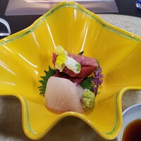 割烹 田中家 - お造り 鮪 かんぱち