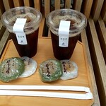 神山湧水珈琲 煎 - 珈琲と和菓子 税込650円