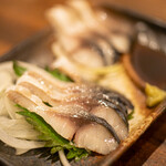 やきとん en - 2021.10 炙り〆サバ（420円）