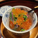 車力門 おの澤 - 下には菊菜がたっぷり♡菊どぁいすき♡