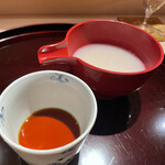 車力門 おの澤 - 蕎麦湯もがっつり頂きます。腹たっぷんたっぷんなのは気にしない