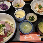 ふく福 - 海鮮丼ランチ＝1360円 税込
