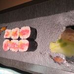 なだ万 - 息子のネギトロ巻き