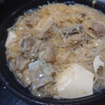 中国料理 喜楽宴 - スペアリブと山菜と凍り豆腐の煮込み