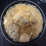 中国料理 喜楽宴 - スペアリブと山菜と凍り豆腐の煮込み