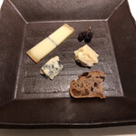 フランス料理 ル・クール - チーズ盛り合わせ