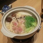 軍鶏 国産地鶏 水炊き ゑ々とこ鶏 - ゑ々とこ鶏③(*´>ω<`*)