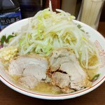 ラーメン二郎 - トロロ 小ラーメン 麺少なめ ヤサイニンニク