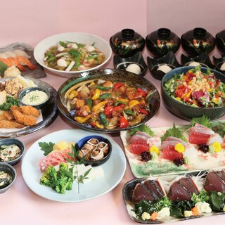 A perfect course for a banquet ◆We also offer a course that comes with a piping hot pot!