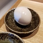 中華蕎麦 とみ田 - 比内地鶏半熟味玉