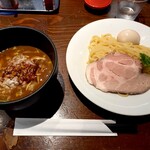 RAMEN 風見鶏 - 『極』濃厚カレーつけ麺(味玉)