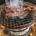 七輪焼肉 安安 - 焼き焼き