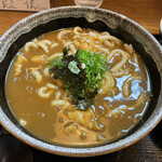 橋本家 - 人生初の　海苔が入るカレーうどん♪