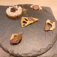 焼鳥 みかど - 胸肉、キャビア、蓮根