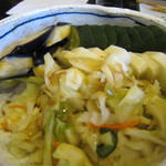 鰻家 - このお新香が旨い