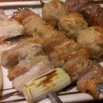 Ichiban dori - 焼き鳥Aセット＠６９０　キャンペーンで半額だと＠３４５