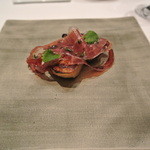 カンテサンス - セップ茸のコンフィとハモンイベリコベジョータ