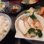 茶豆蘭 - 魚介のグリル定食