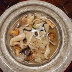 比良山荘 - きのこの炊いたん