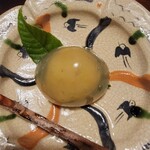 比良山荘 - 栗あんの葛餅